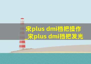 宋plus dmi档把操作_宋plus dmi挡把发光